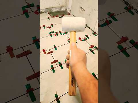 MARTELLO DI GOMMA FA TUTTO, SEMPLICE #ristrutturazione #tiles #edilizia #faidate #diy