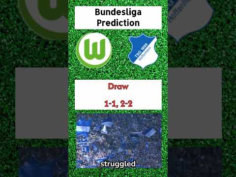 Bundesliga Wolfsburg vs Hoffenheim prediction. #football #soccer #bundesliga #wolfsburg #hoffenheim