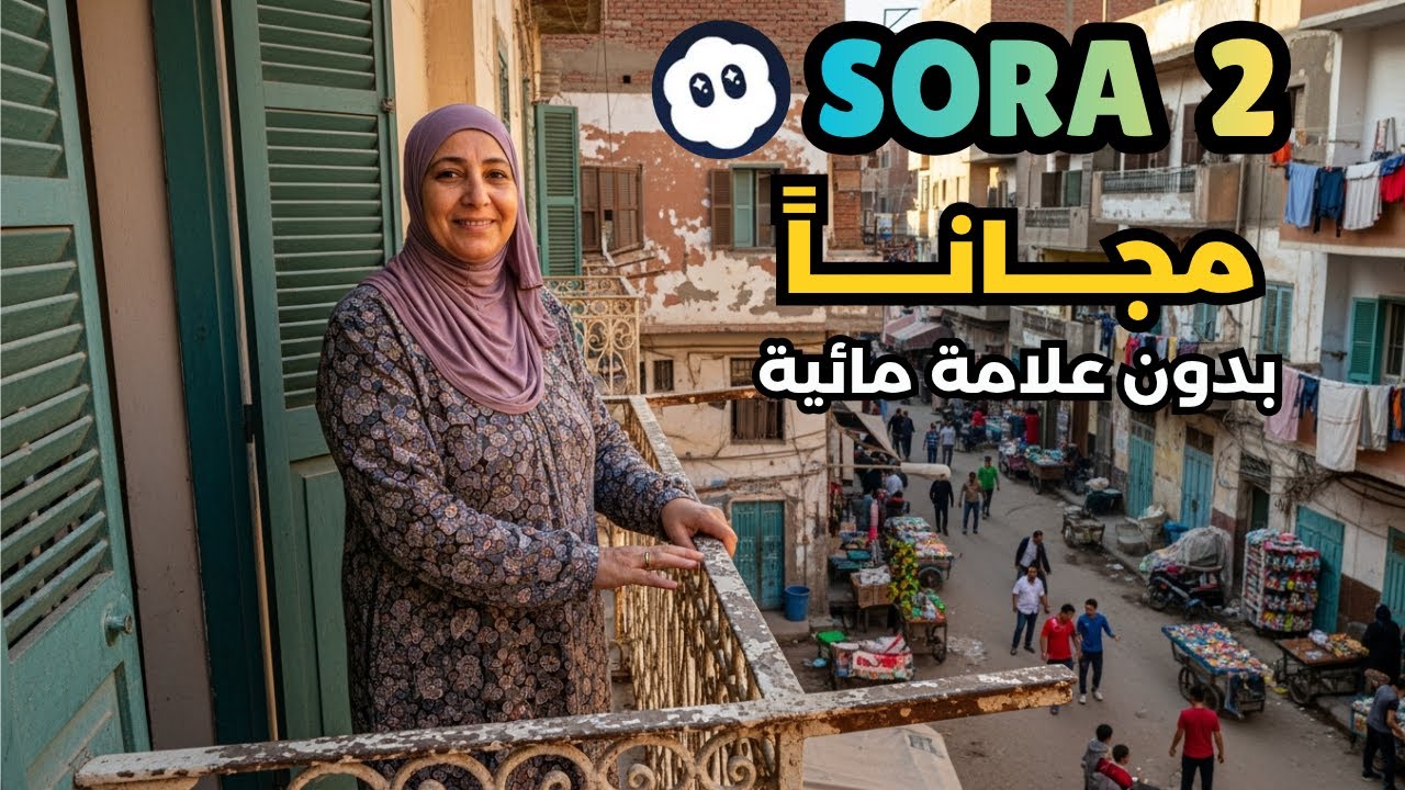 استخدم Sora 2 مجانًا لإنشاء فيديوهات AI 🇸🇦