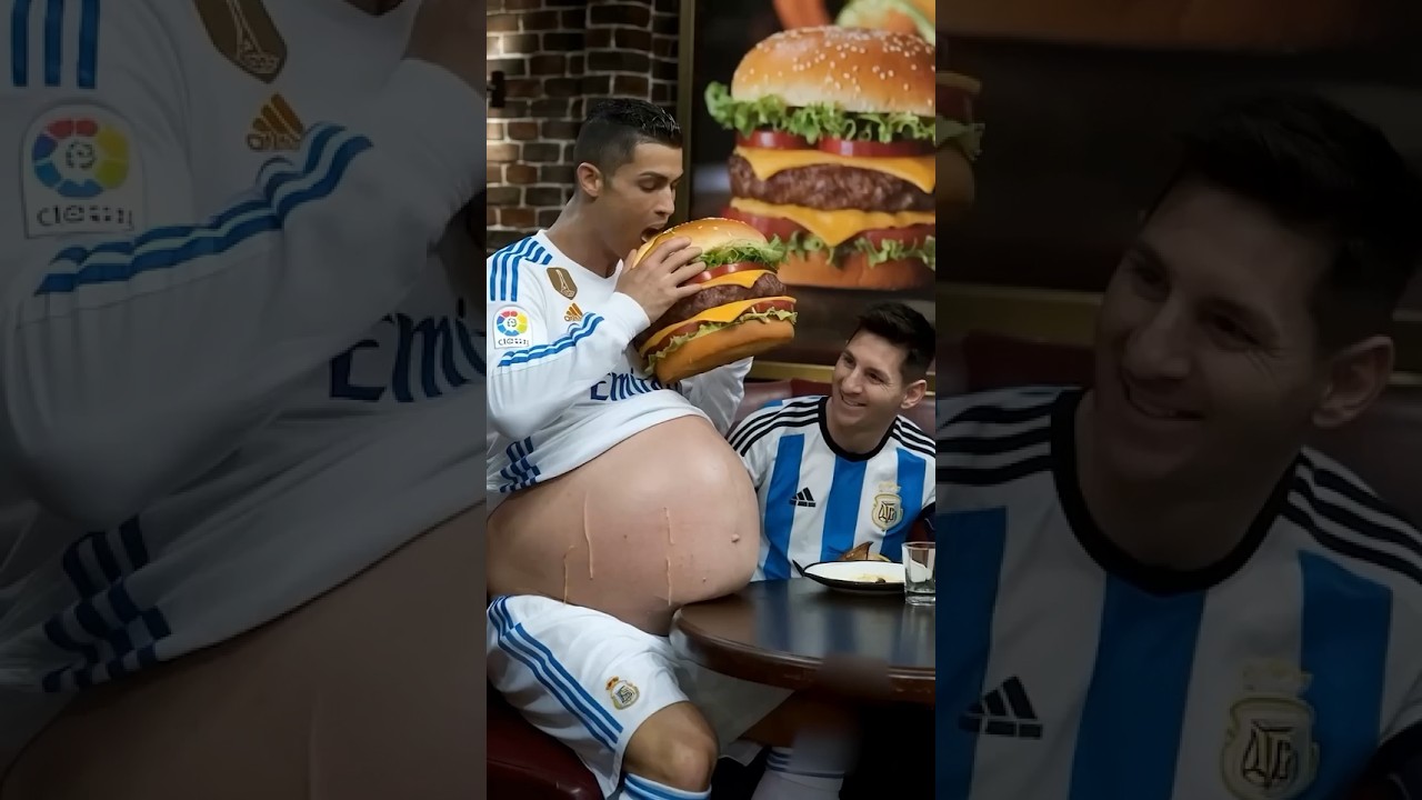 ميسي يدعو رونالدو لتناول الطعام!🤔