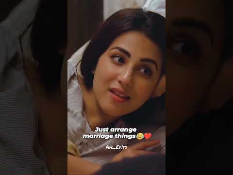Basit Ayesha romantic scene ❤️ #ferozekhan #habs #ushnashah #drama #shorts #lovestatus #status #love