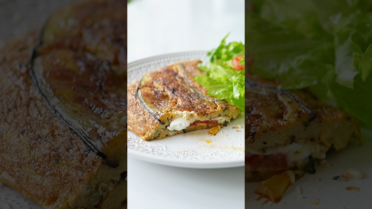 Omelete de Berinjela Fácil 🍆