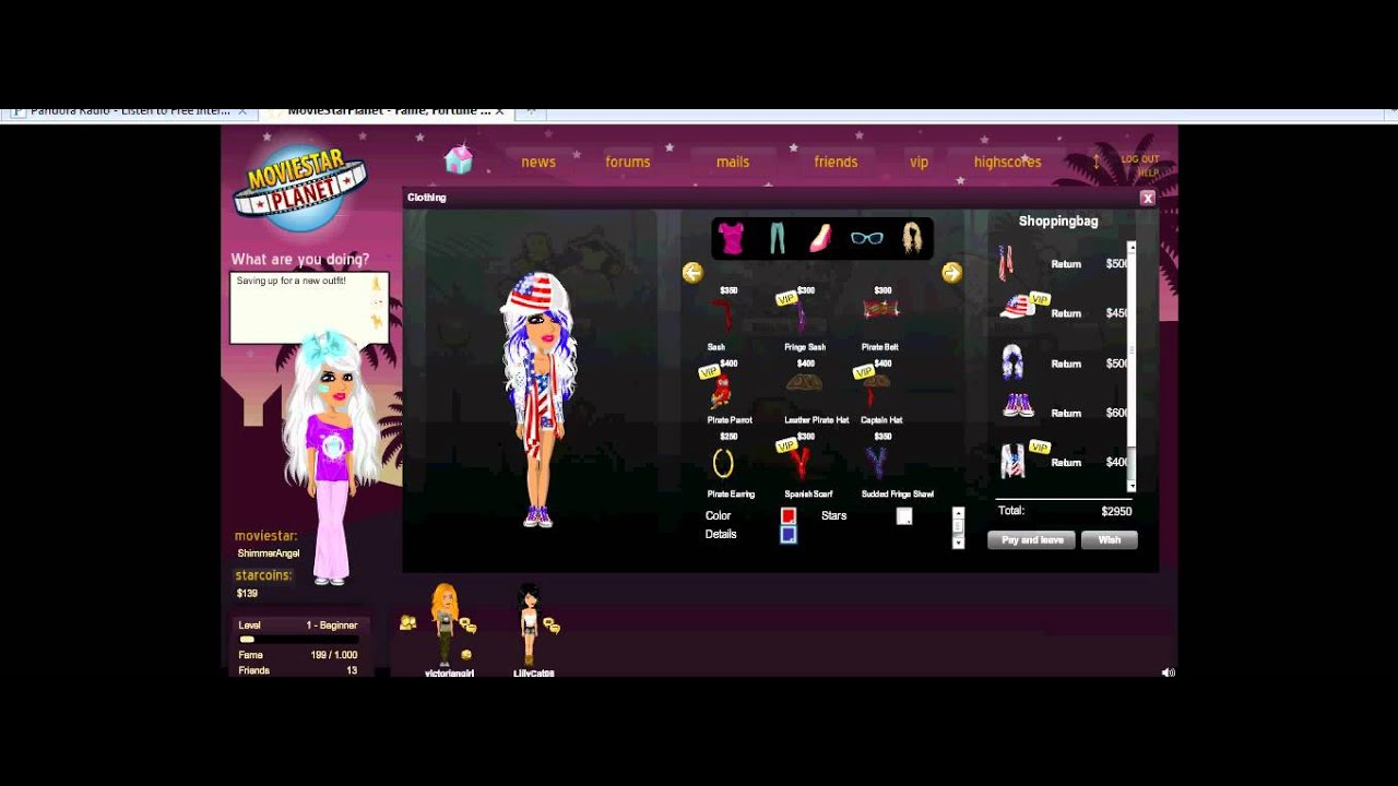 My Favorite Outfits on MovieStar Planet ✨