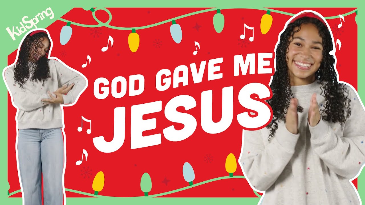 God Gave Me Jesus | Preschool Christmas Song 🎶