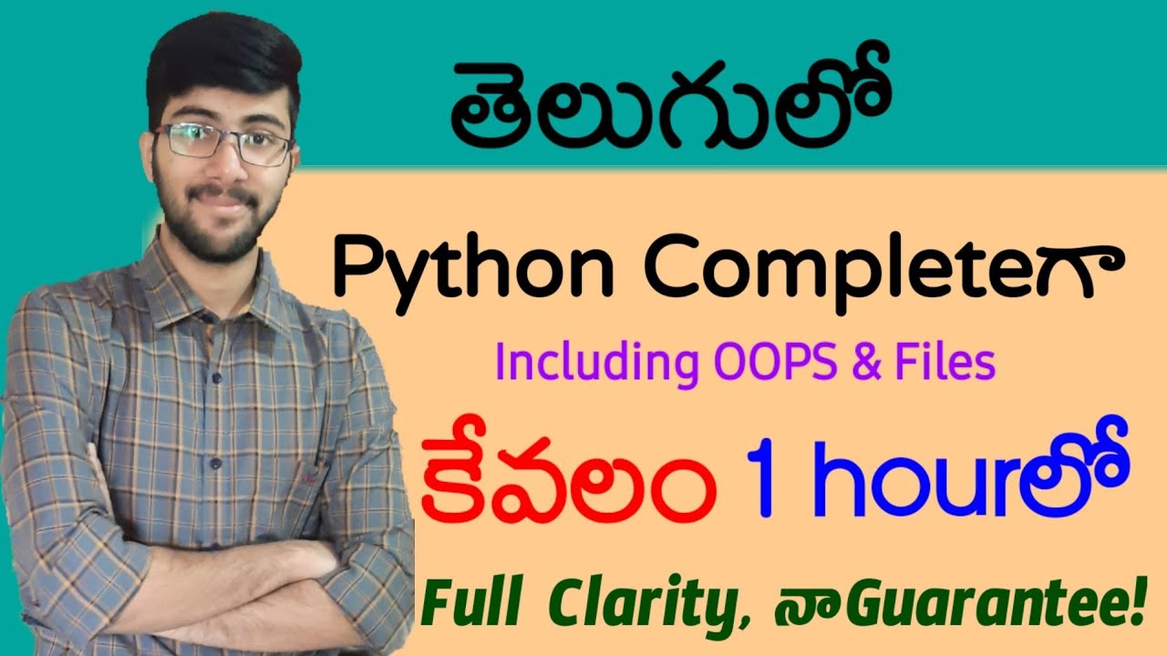 Learn Python in Just 1 Hour β Telugu Full Course with Vamsi Bhavani π