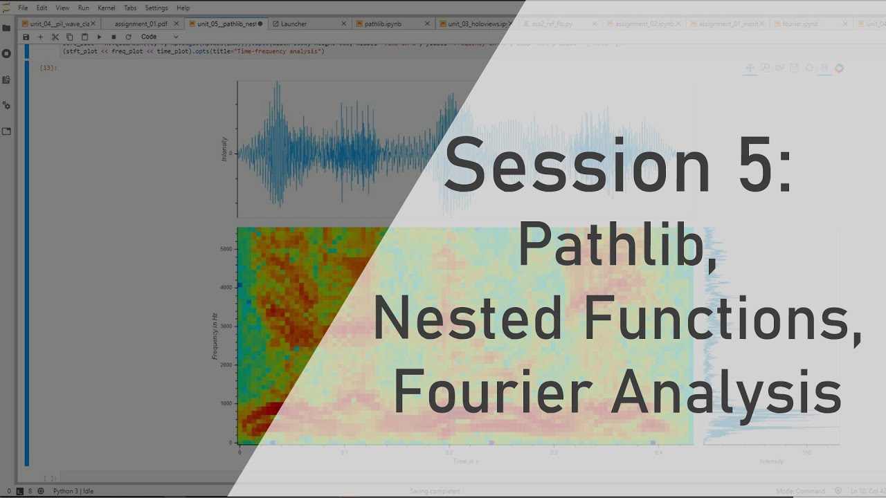 Informatik 2: Session 5 – Pathlib, Nested Functions & Fourier Analysis 🚀