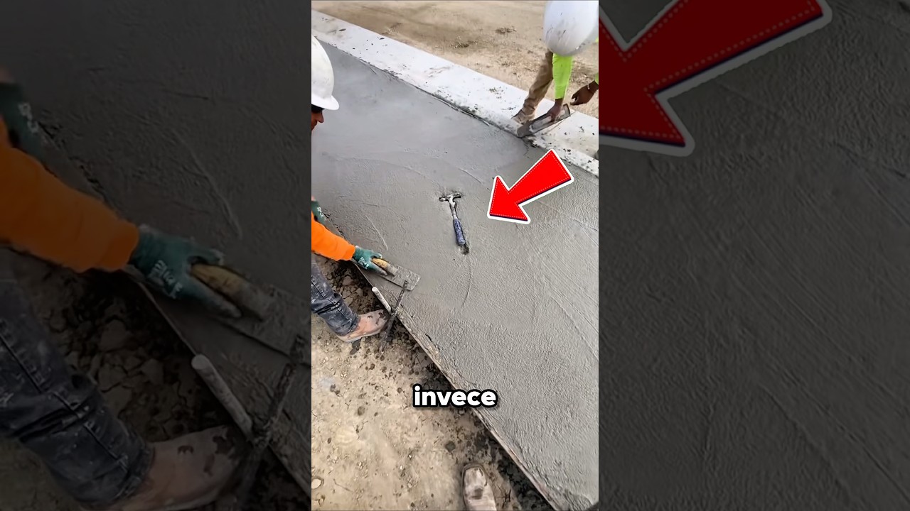 Il muratore che ha fatta sparire un martello nel cemento ⚒️👷🏻