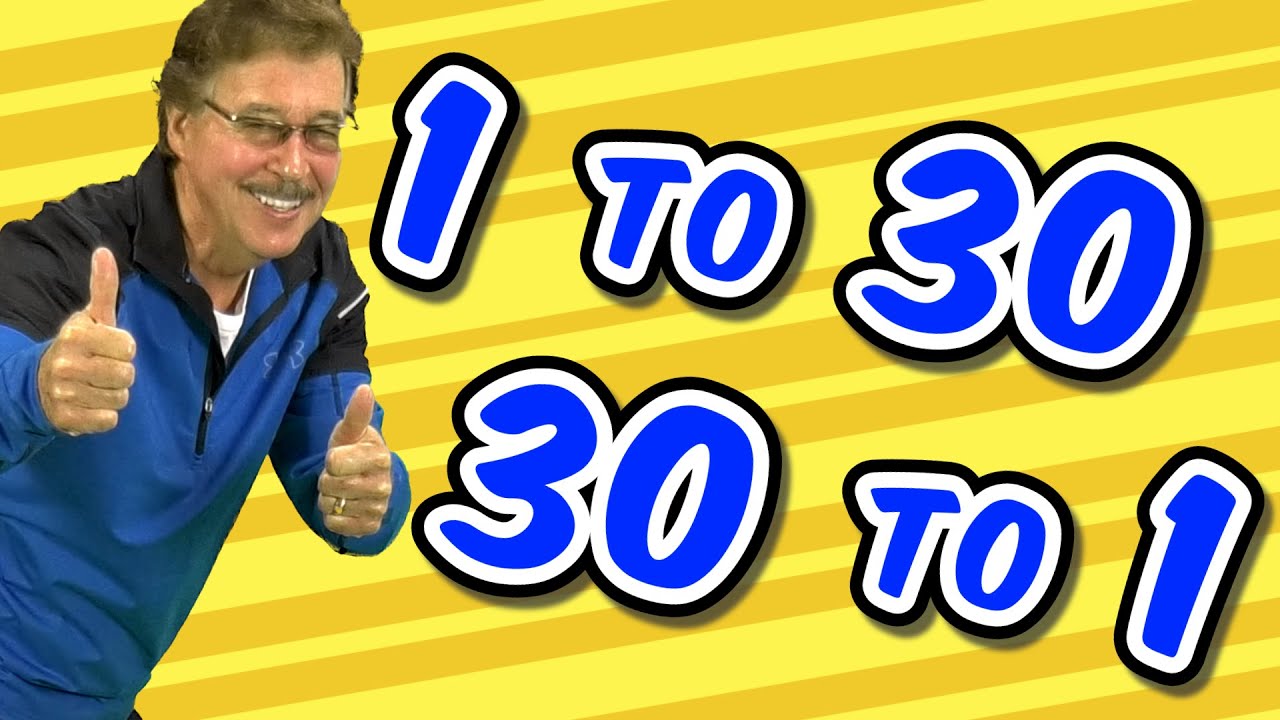 1 Count 1-30 & 30-1 with Jack Hartmann 🎶