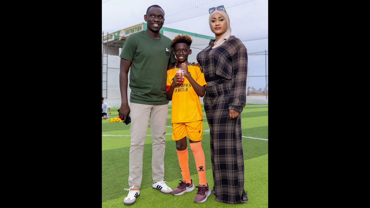 Pape Diouf et Bébé Basse.. avec leur Fils