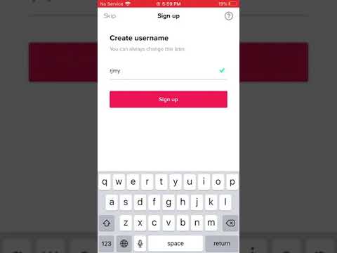 Free 4 letter username on TikTok