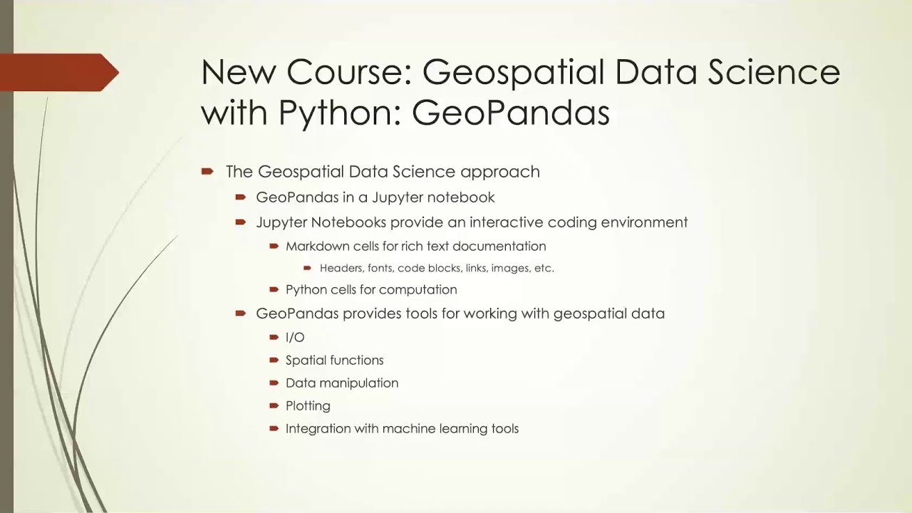 New Course: Geospatial Data Science with Python 🌍