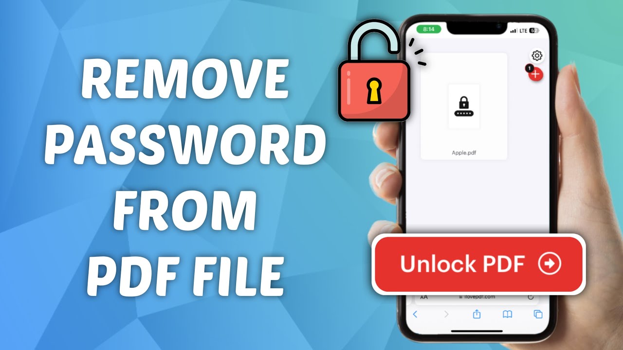 How to Remove Password from PDF Files on iPhone and Android