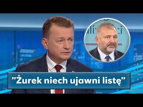 Błaszczak apeluje do Żurka. "Niech ujawni listę"