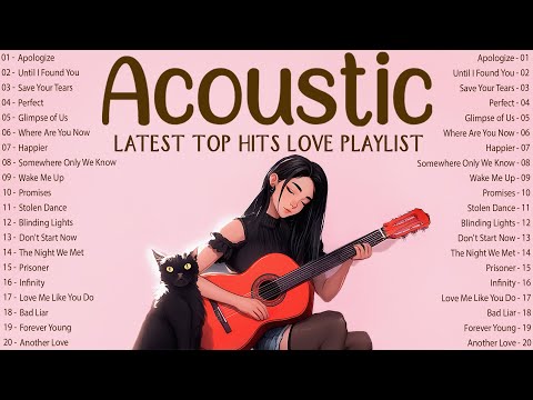 Best English & Acoustic Songs with Lyrics 2025 🎶 | Top Hits & Love Playlist