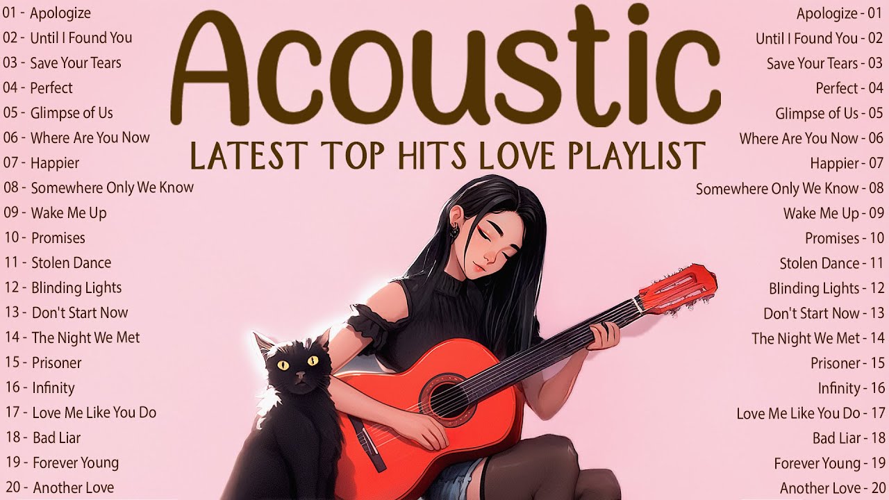Best English & Acoustic Songs with Lyrics 2025 🎶 | Top Hits & Love Playlist