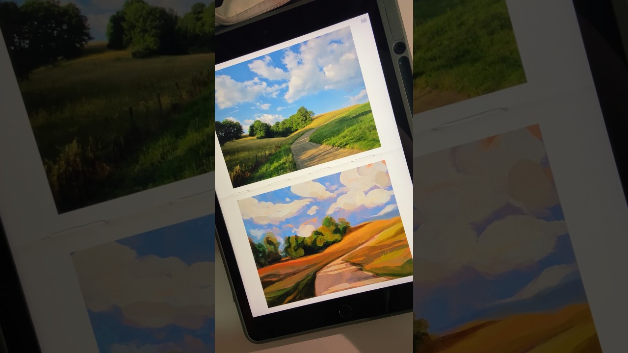 Simple Step-by-Step Color Study for Stunning Digital Landscapes 🎨