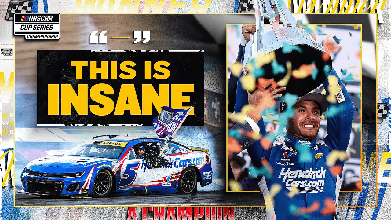 Kyle Larson Wins His Second NASCAR Cup Series Championship 🏆