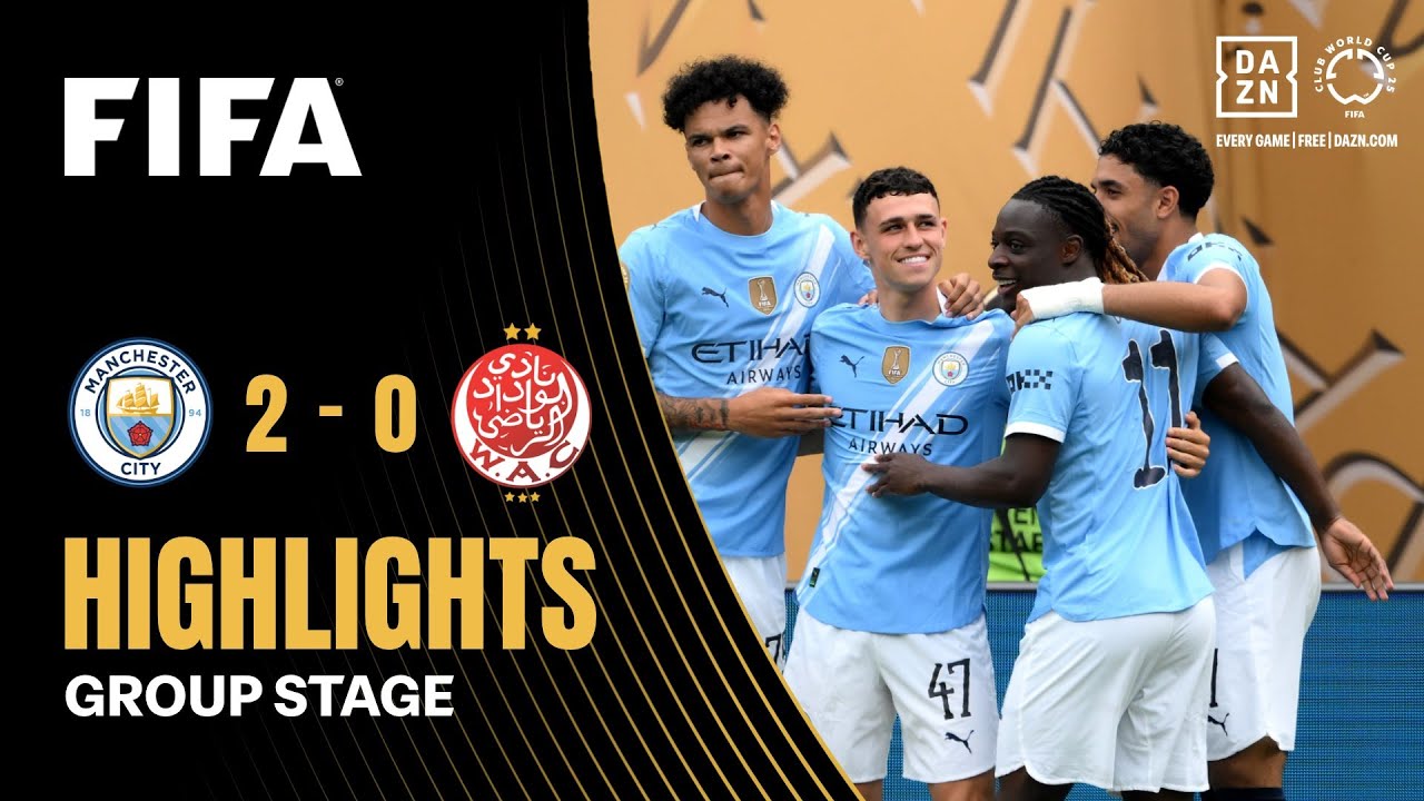Manchester City vs Wydad AC | FIFA Club World Cup 2025 Highlights ⚽