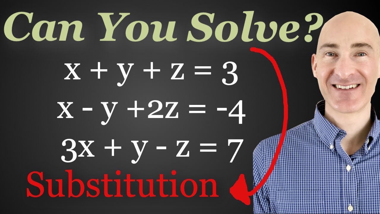 3 Master Solving 3-Variable Systems with Substitution Method 🧮