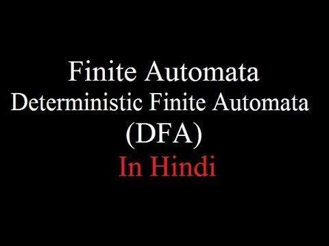 DFA in Hindi | Deterministic Finite Automata Explained
