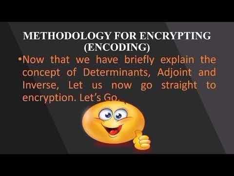 Linear Algebra project on encryption and decryption using inverse of matrices.