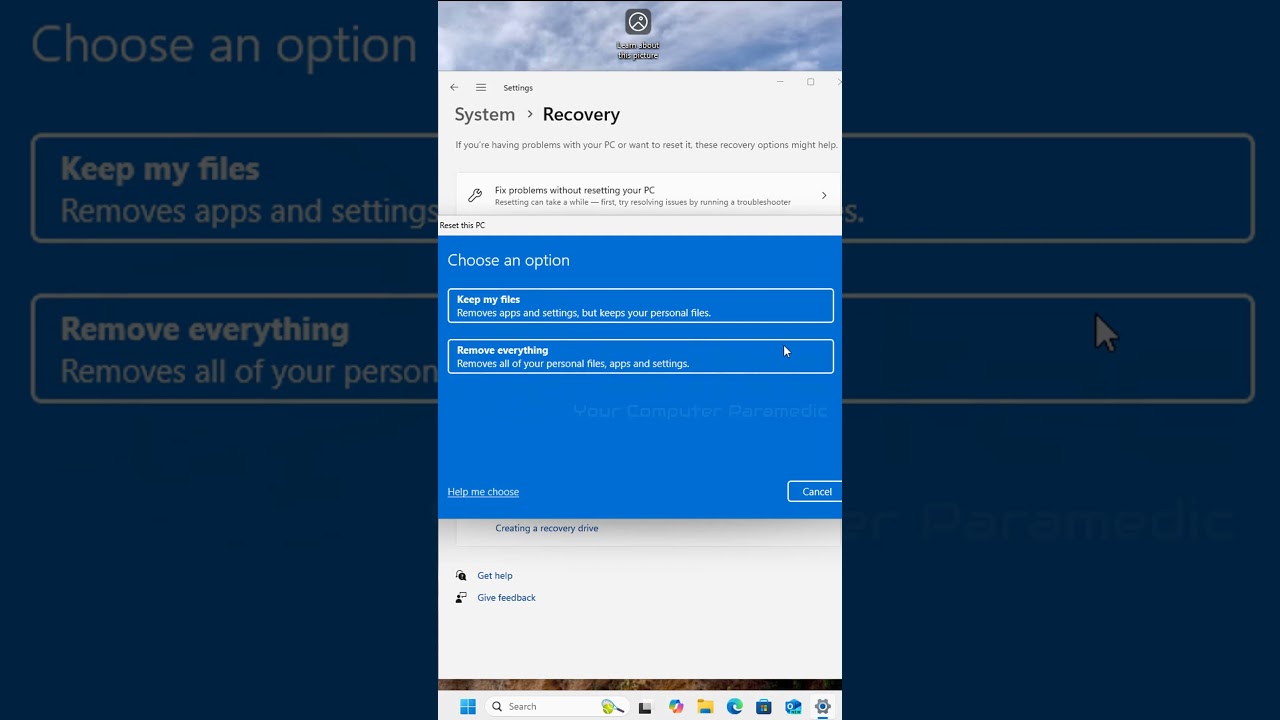 Reset Windows 11 PC to Factory Settings 🔄