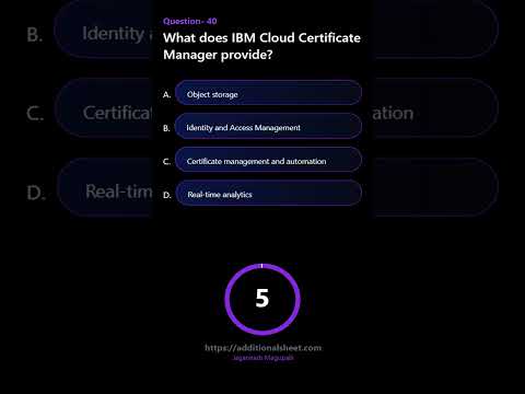 What does IBM Cloud Certificate Manager provide