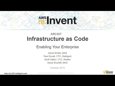 AWS re:Invent 2015: Infrastructure as Code 🚀