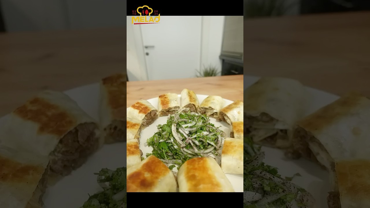 شاورما لحم بقري منزلية لذيذة 🍖