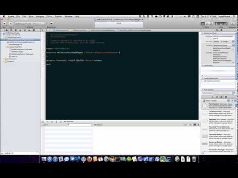 XCode 4 Tutorial 1.1: Hello Cocoa Touch for iOS