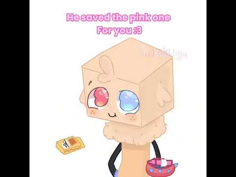 He saved the pink one for u :3 #dandysworld #goob Dandy's World Roblox Meme