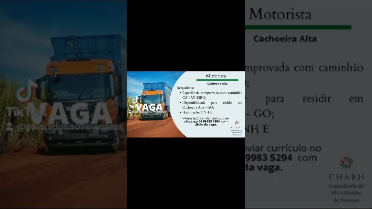 Vagas para Motoristas 🚛