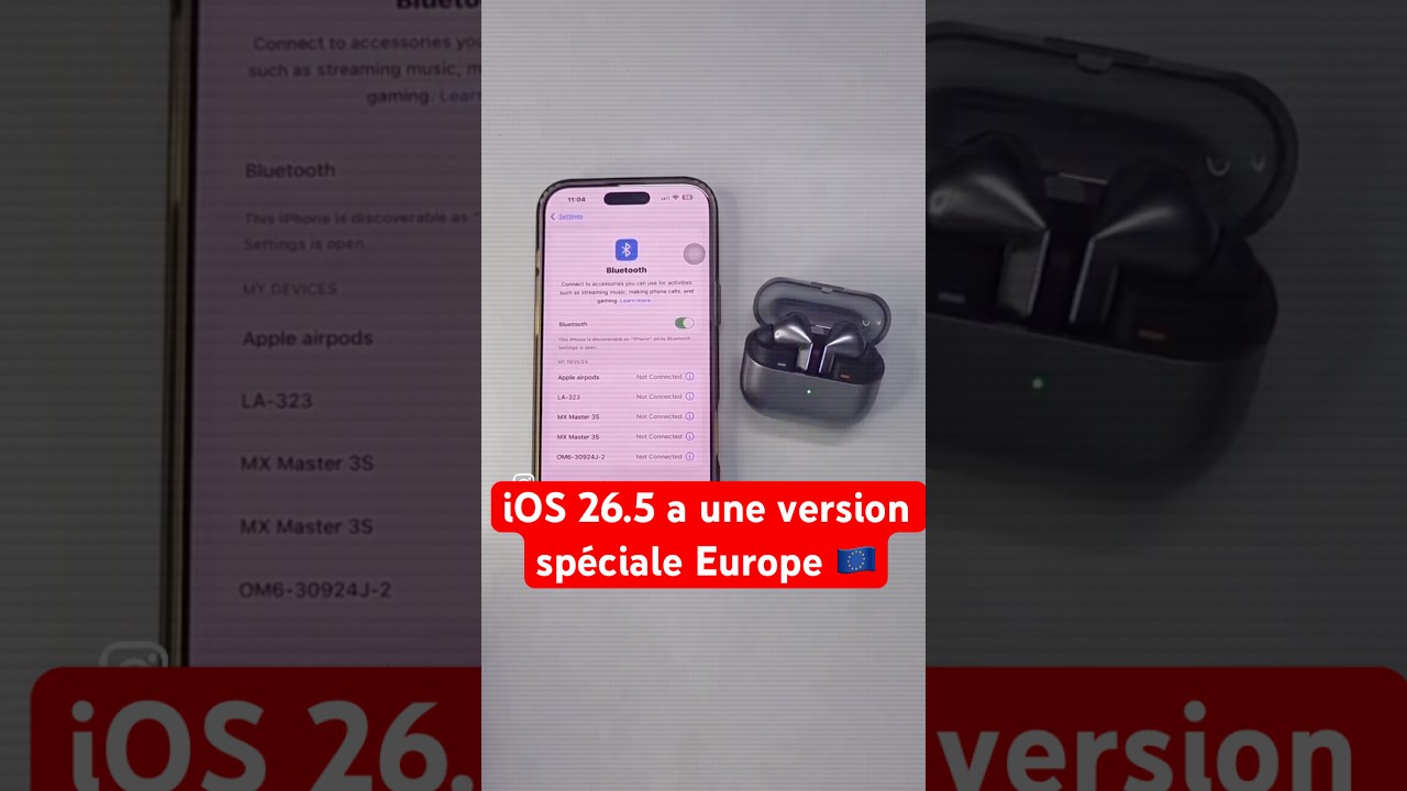 iOS 26.5: Version Spéciale pour l'Europe 🇪🇺