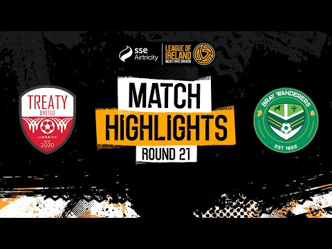 SSE Airtricity Men’s First Division Round 21 | Treaty United 1-1 Bray Wanderers | Highlights