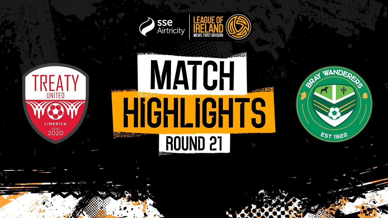 Treaty United & Bray Wanderers Tie 1-1 in Exciting SSE Airtricity Men’s First Division Clash ⚽