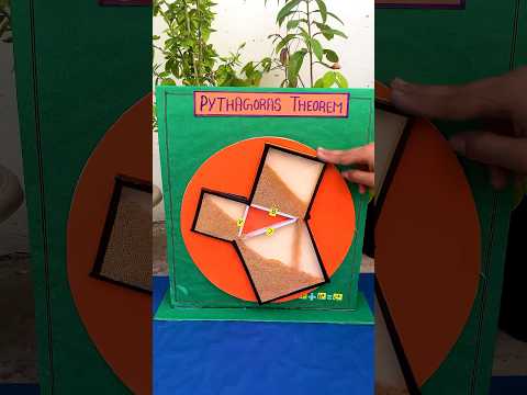 Pythagoras Theorem Proof ЁЯФе Pythagoras Theorem Working Model #ytshorts #shorts #fun #maths #math #yt
