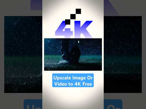 Free 4K Video or Image Upscaler #aitools