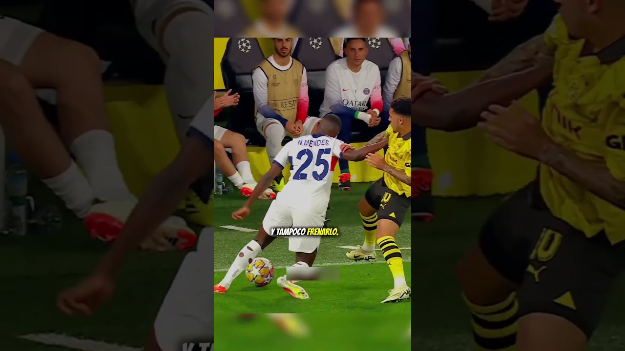 Jadon Sancho el maestro de Yamal y padre de Nuno Mendes. #shorts #futbol