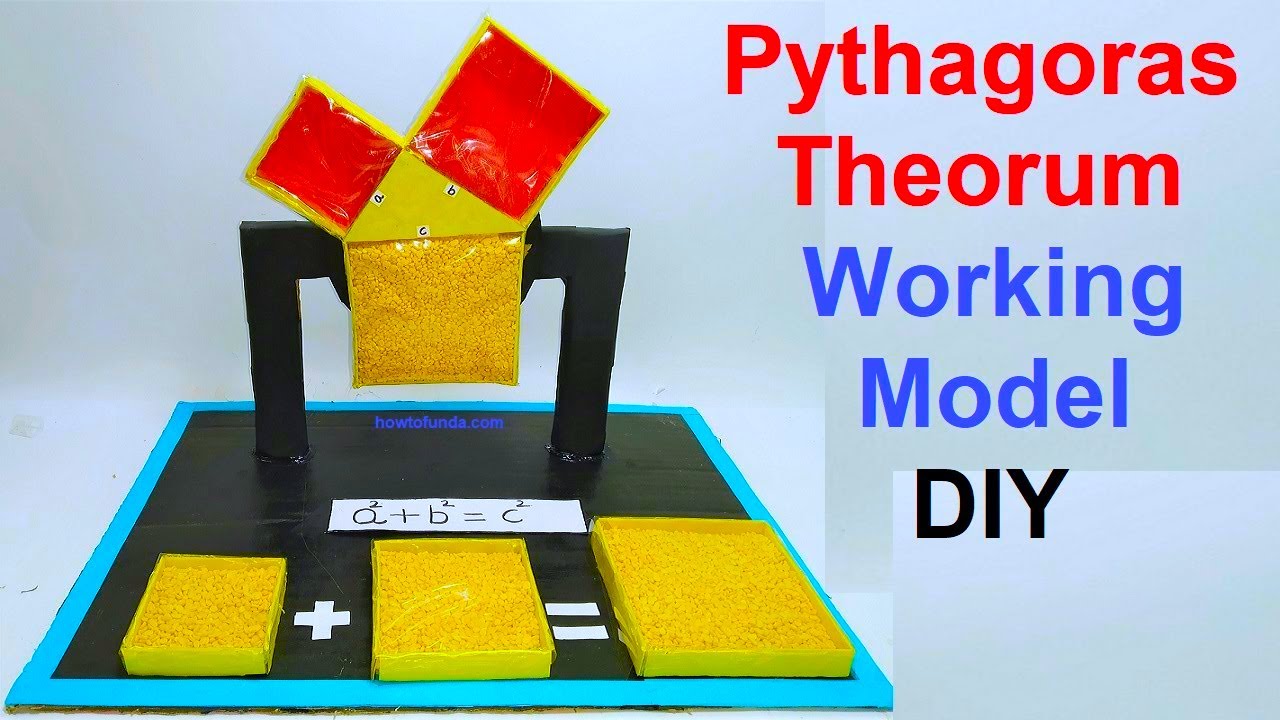 Create a 3D Pythagoras Theorem Model | DIY Math Project 🏗️