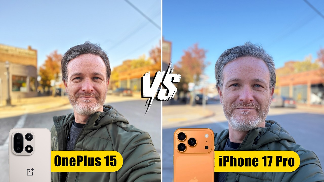 OnePlus 15 versus iPhone 17 Pro camera comparison