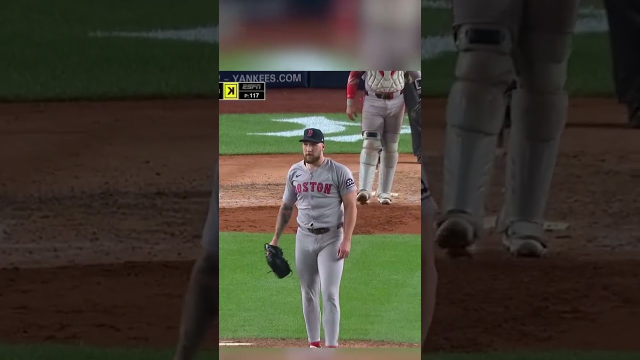 Garrett Crochet: The Red Sox ace delivered in Game 1 🐷 #Postseason