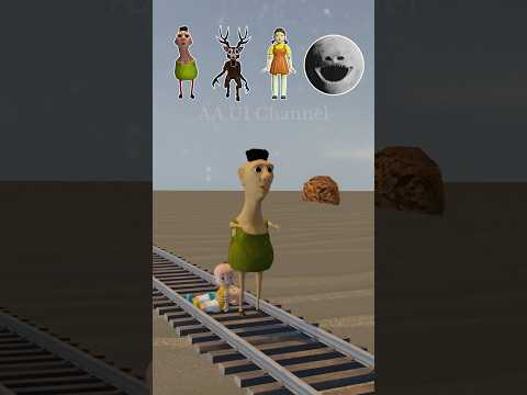 Siapa yang bisa menyelamatkan Upin Ipin di tabrak kereta⁉️😱