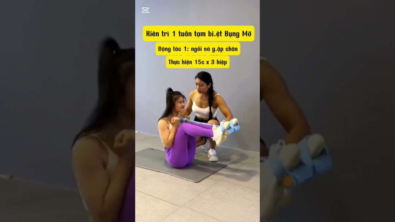 Hiệu Quả Tập Bụng Với Dây Kháng Lực 💪 #XuHương #TậpBụng