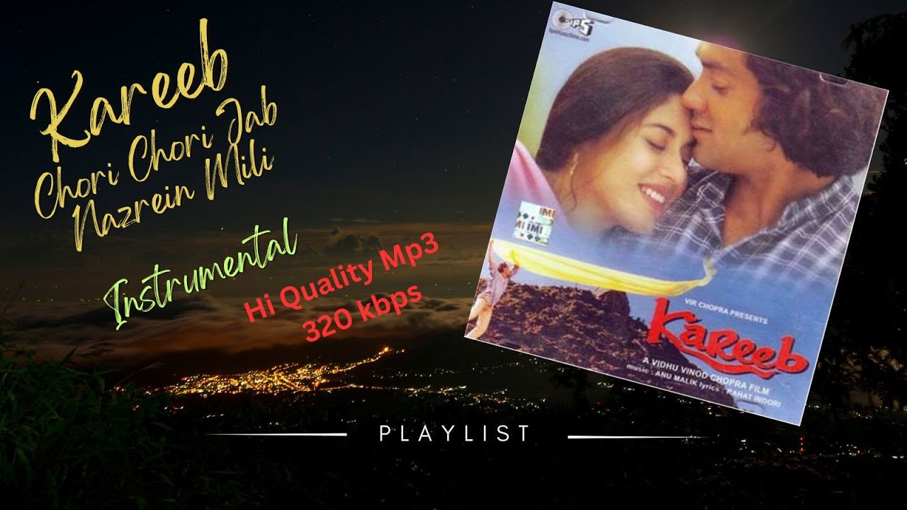 Chori Chori Jab Nazrein Mili – Kareeb Instrumental | Romantic Classic 🎶