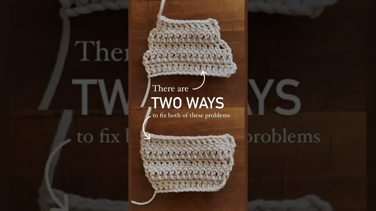 Tips to Keep Your Crochet Edges Straight ✨