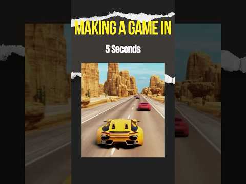 How to Make a Game in 5 Seconds! #unity3d