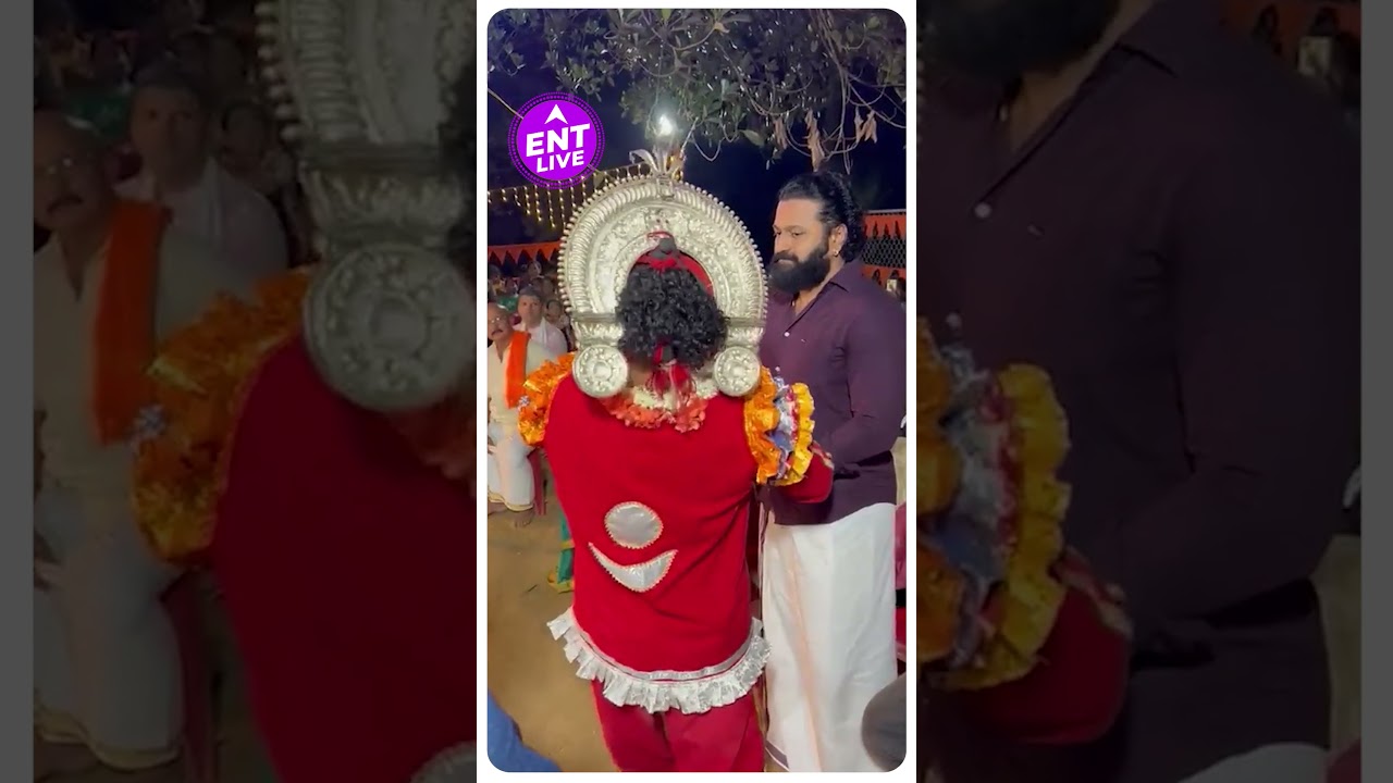 Rishab Shetty Thanks Deity at Bhuta Kola Festival 🙏