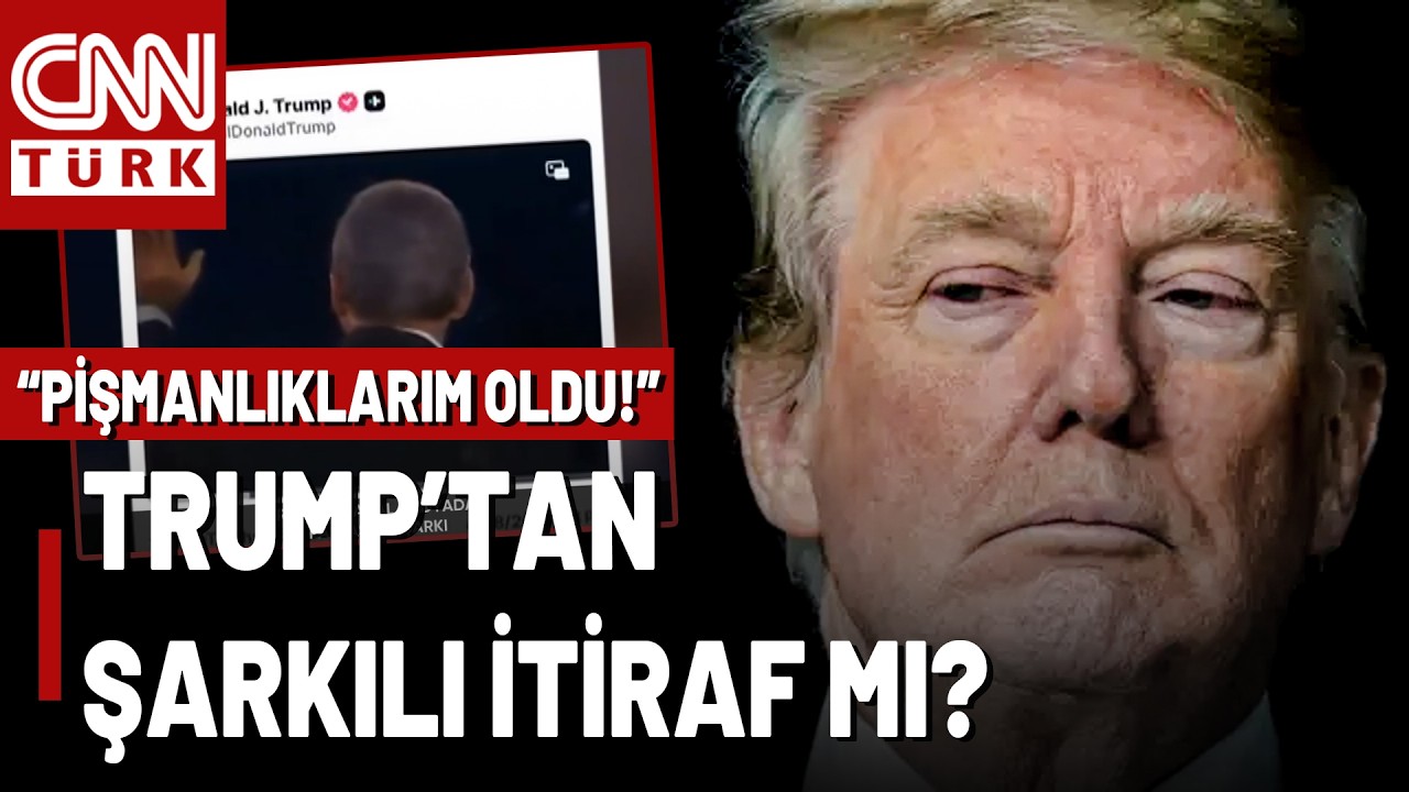 Trump'ın Paylaştığı Şarkı Gündem Oldu! ABD Başkanı, Paylaştığı Şarkı İle İtirafta Mı Bulundu?