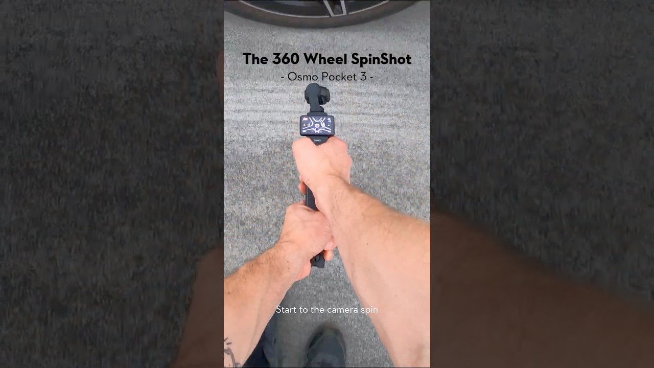 Master Smooth 180° Car Shots with DJI Osmo Pocket 3's SpinShot Mode 🚗