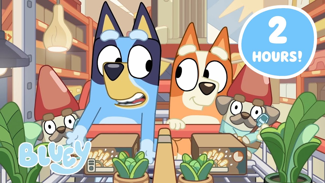 2 Hours of Bluey Fun with Family & Friends 💙